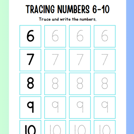 Editable Preschool Skills Workbook for Ages 3–4 – 17 Pages