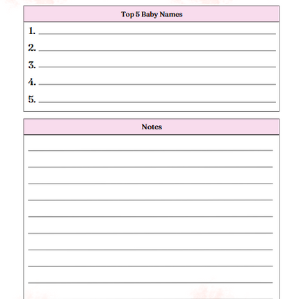 Pregnancy Journal – 58-Page Editable Canva Template