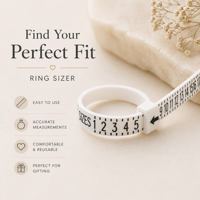 Ring Sizer - Adjustable and Reusable US Ring Sizer