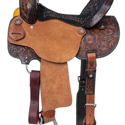 Royal King Two Tone Hawley Barrel Saddle Package