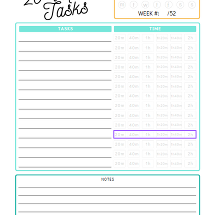 Student Life Organizer | 48-Page Printable & Canva Template