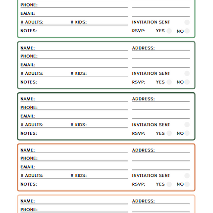 Thanksgiving Planner Printable - 65 Page Canva Template