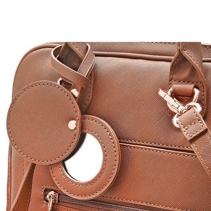 Unisex Super Soft Premium Vegan Leather Travel Backpack with 6 Compartment