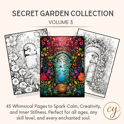 Secret Garden Coloring Collection – Volume Three