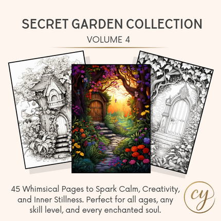 Secret Garden Coloring Collection – Volume Four