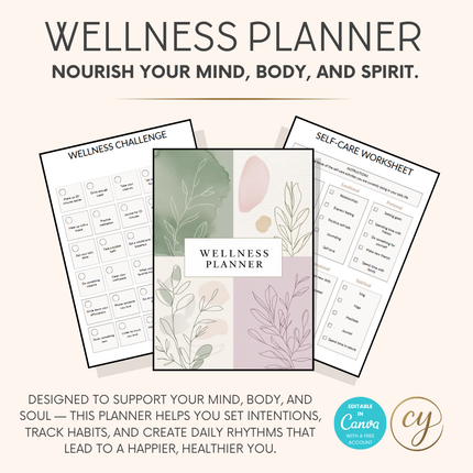 The Ultimate Wellness Planner – Mind, Body, Balance