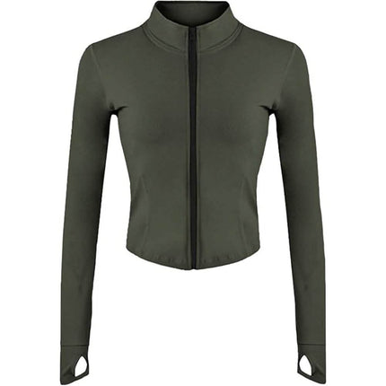 Women's Athletic Full Zip Lightweight Workout Jacket