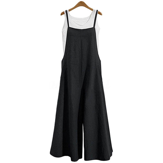 Women's Casual Loose Long Wide Leg Jumpsuits