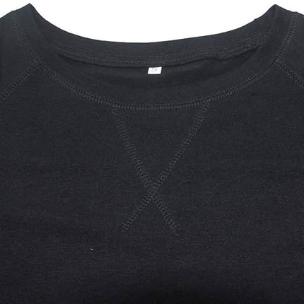 Womens Casual Tunic Tops Short Sleeve Crewneck Side Split Color Block T-Shirt