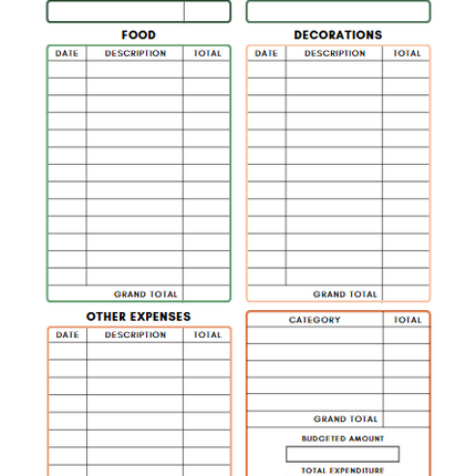 Christmas Planner Printable - 84 Page Holiday Organizer